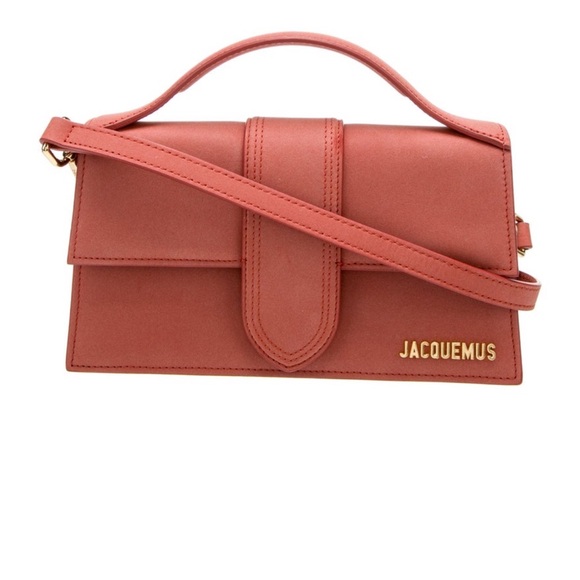 Jacquemus Red and Pink Crossbody Bag with Gold Hardware - Picture 1 of 2
